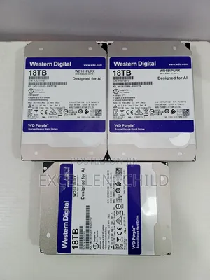 18tb Wd Purple Surveillance HDD Desktop Design for Ai