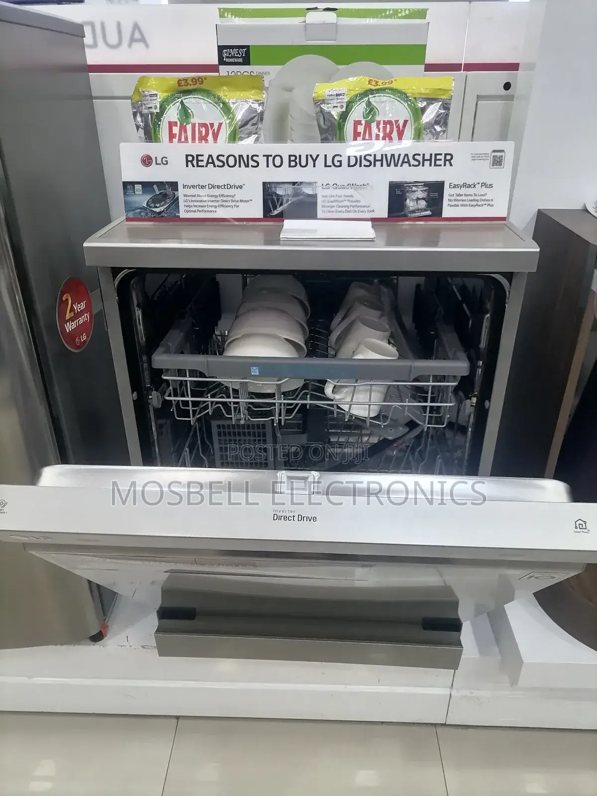 LG Dishwasher Silver Colour