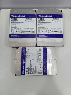 18tb Wd Purple Surveillance HDD Desktop Design for Ai