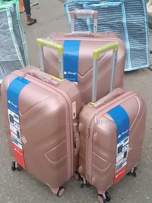Set of 3 Unbreakable Flymate Rubber Travelling Luggage Boxes