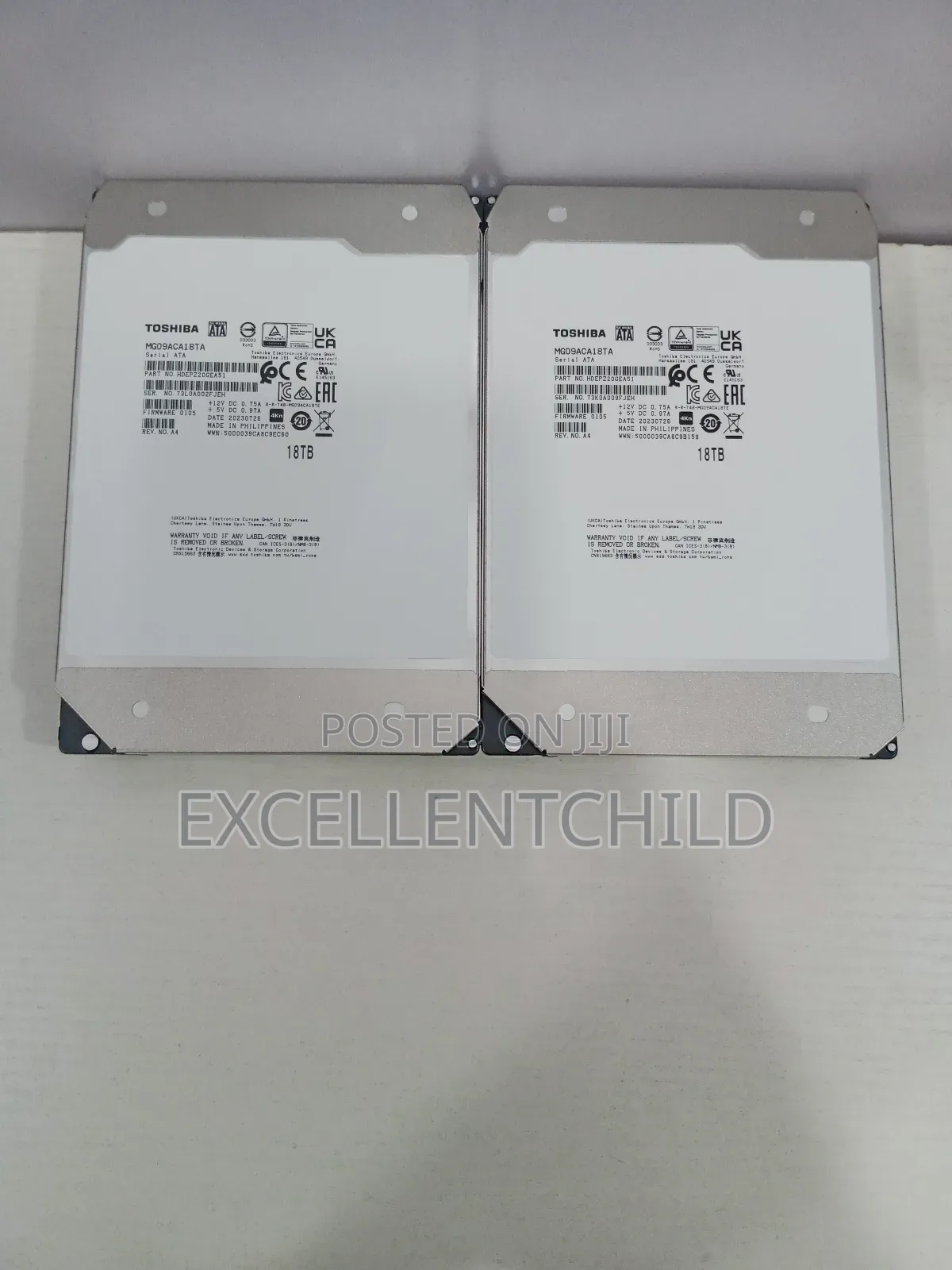 Toshiba 18tb Surveillance HDD