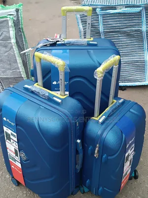 Set of 3 Unbreakable Flymate Rubber Travelling Luggage Boxes