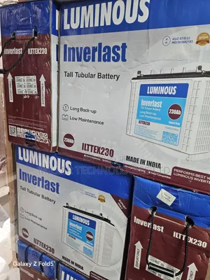Luminous Inverlast Tubular Battery 230ah 12v Wet Cell