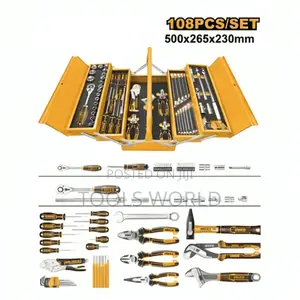108 Piece Tool Chest Set With 5 Compartment
