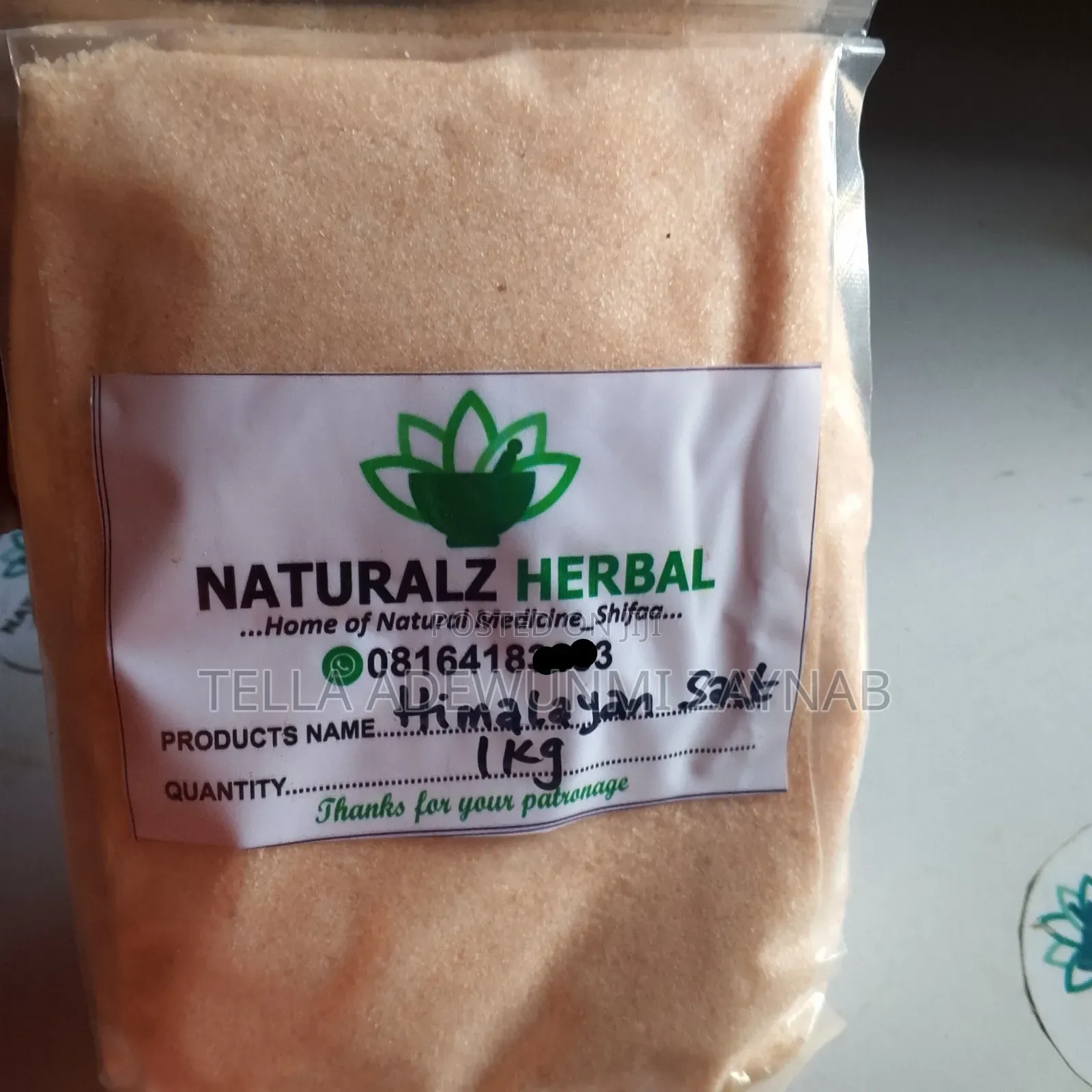 Himalayan Pink Salt (1kg)