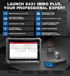 Launch X431 Immo Plus Advanced Key Programming and Diagnosis