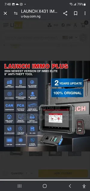 Launch X431 Immo Plus Advanced Key Programming and Diagnosis