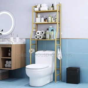 Gold Bathroom Toilet Rack
