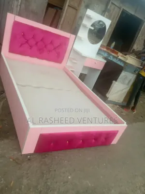 4 by 6 Bed With Dress Mirror