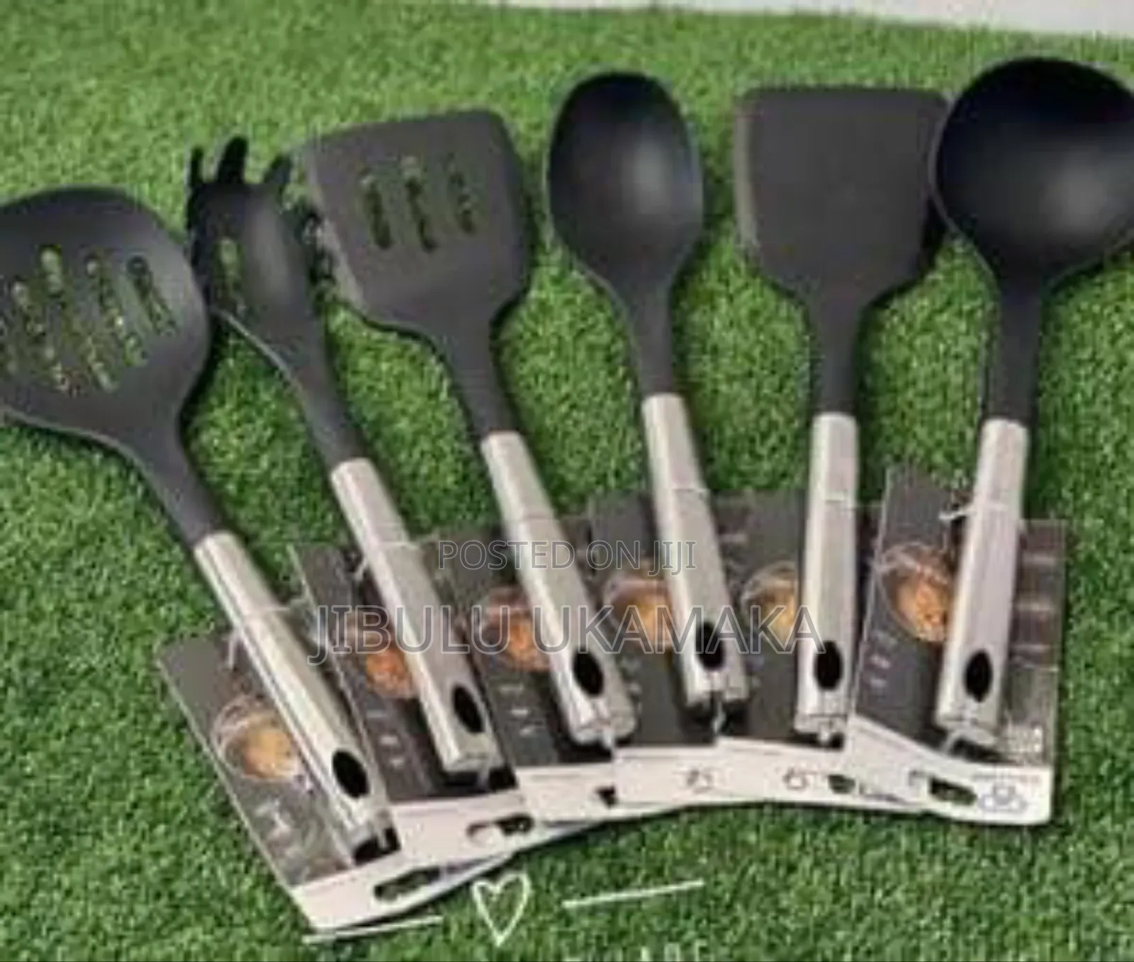 6pcs Strong Silicone Non-Stick Cooking Spoon Set