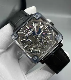Original Bells and Ross Mechanical Leather Watch in Store