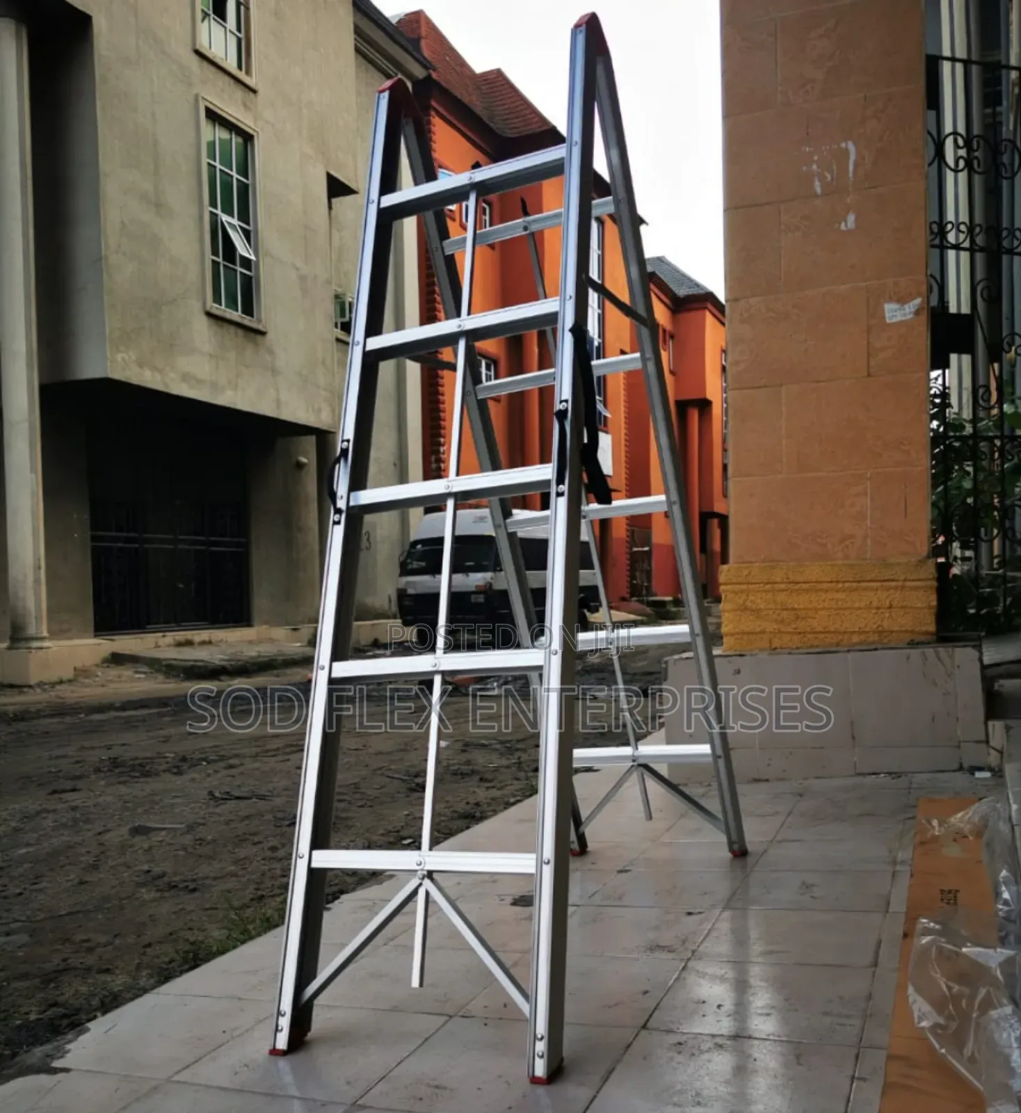 5 Steps Double Sided Magic Foldable Ladder