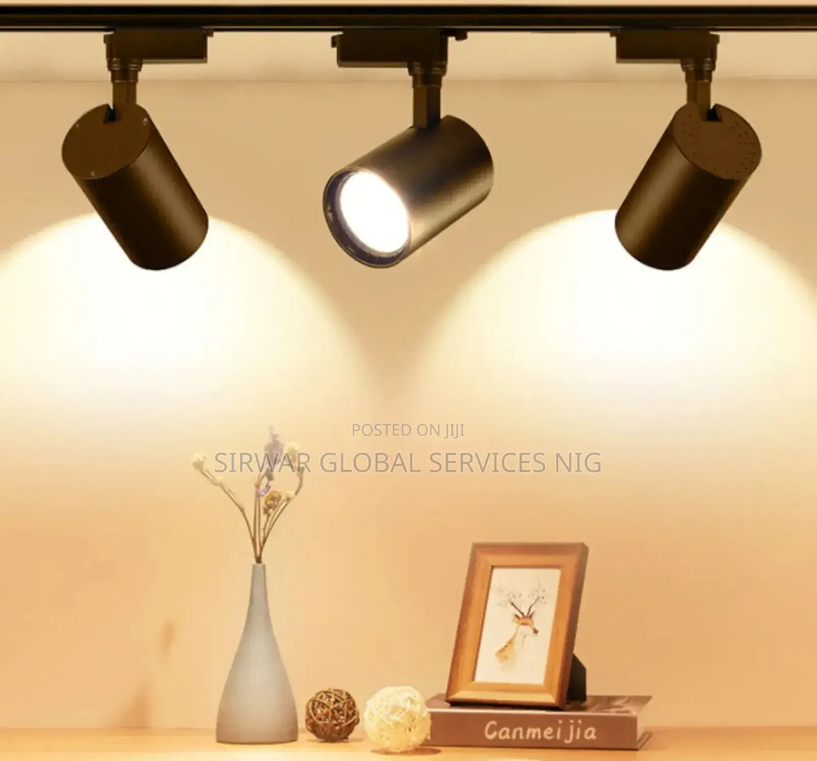 3in1 Track Light Available in Black
