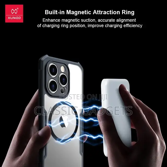 Xundd Bumper Clear Case for iPhone 16 Pro Max