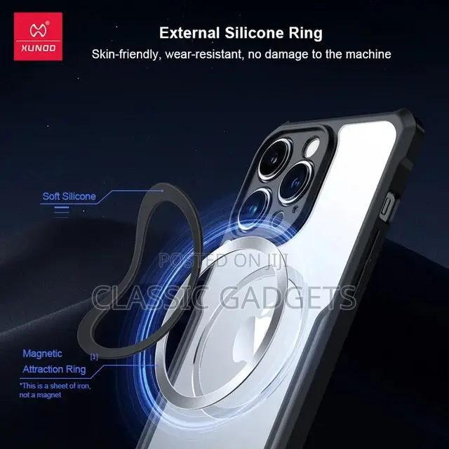 Xundd Bumper Clear Case for iPhone 16 Pro Max