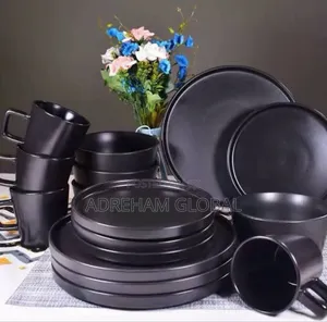 Black Dinner Set