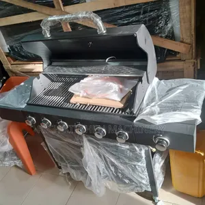 6 Burner Gas Barbecue Grill With Cabinet