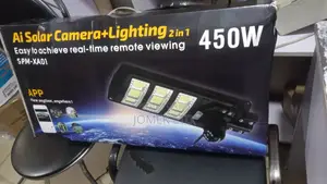 Solar PTZ Camera With Street Light