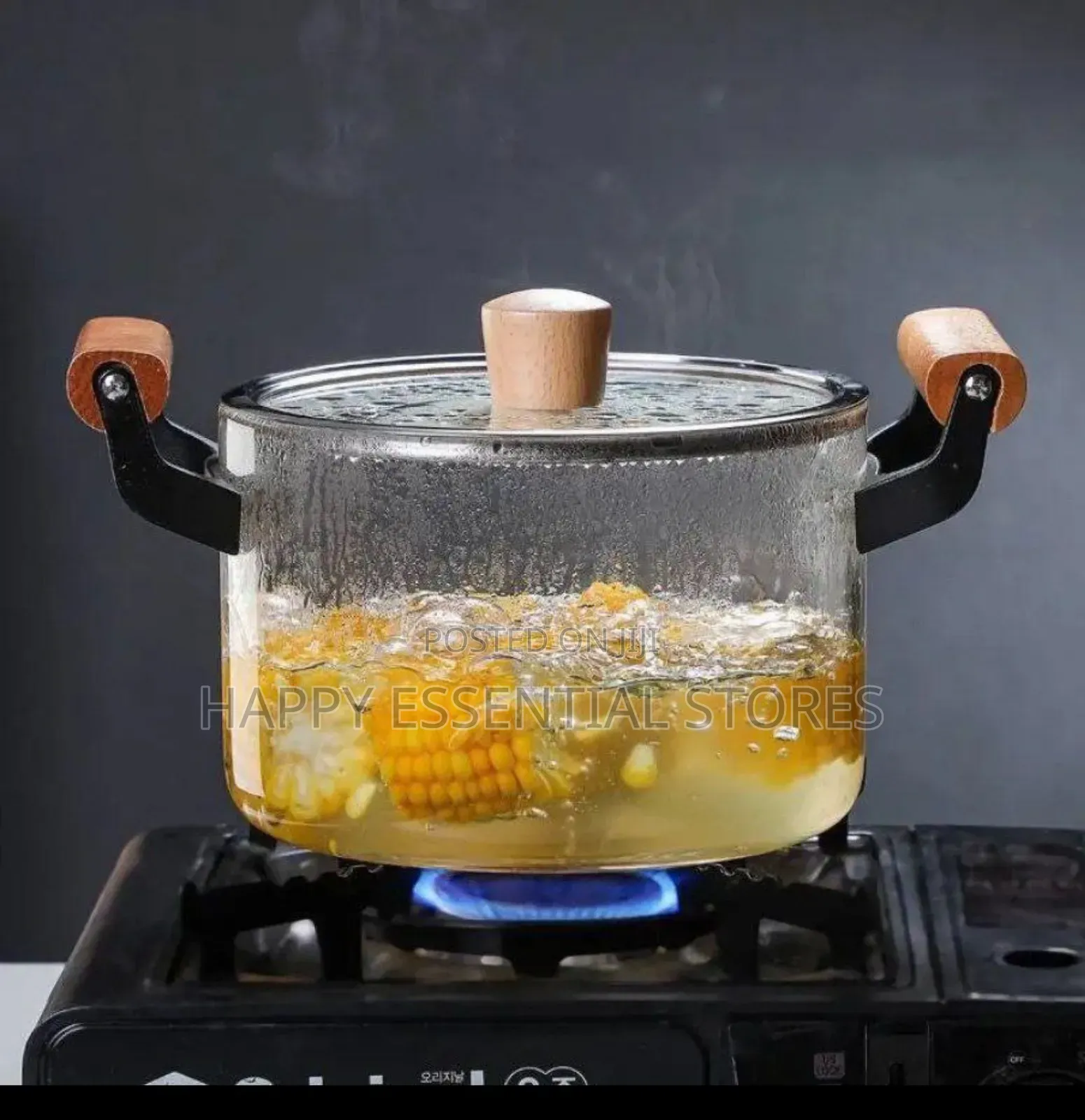 Borosilicate Glass Cooking Pot