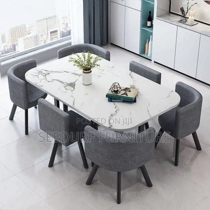 A 6 Chair Dining Set