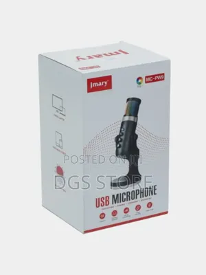 Jmary MC PW9 RGB USB Recording Microphone