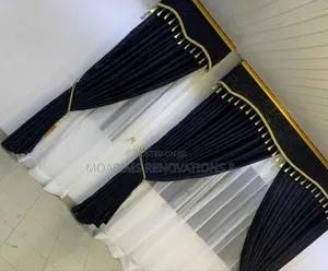 Best Quality Black Color Turkish Board Curtains