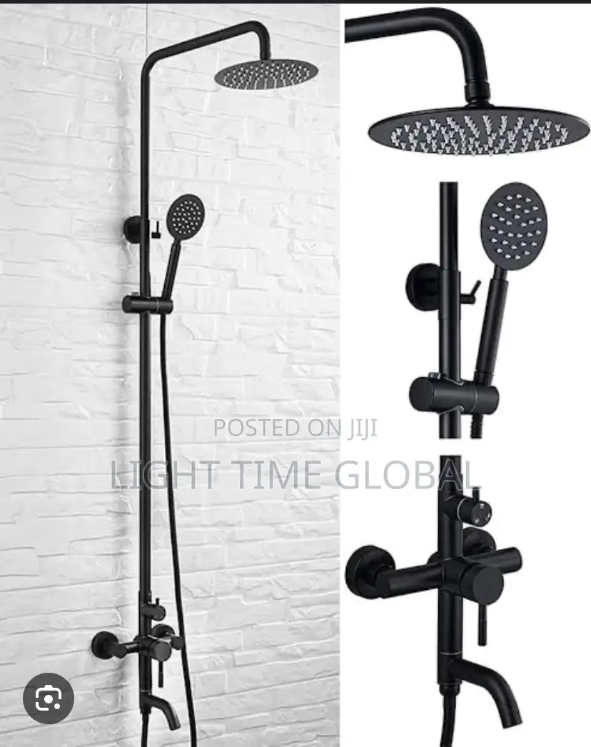 England Matte Black Shower
