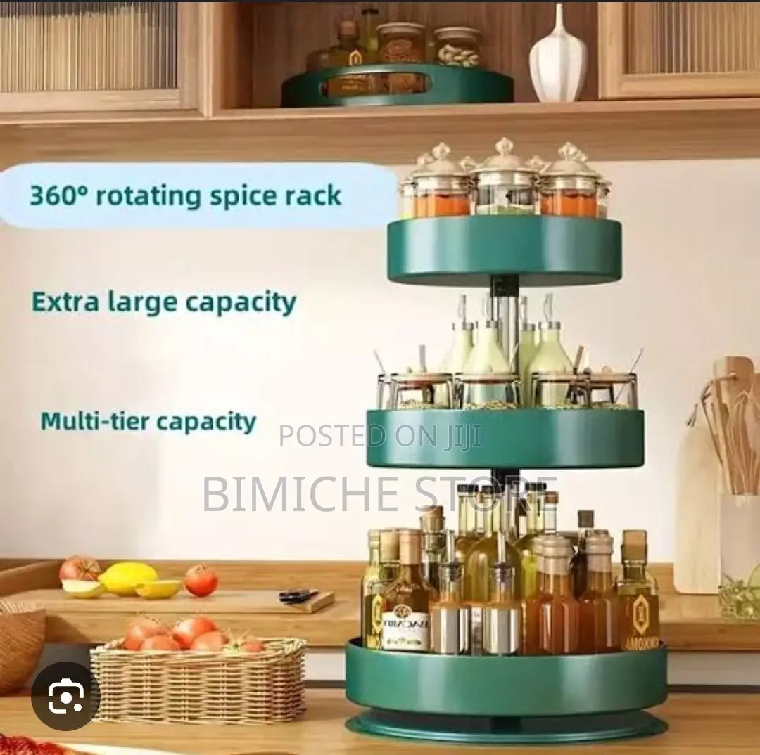 3 Tier 360 Degree Rotating Spice Organizer