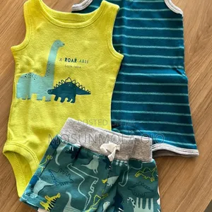 Carter's Baby Boy 3-Piece Dinosaur Outfits