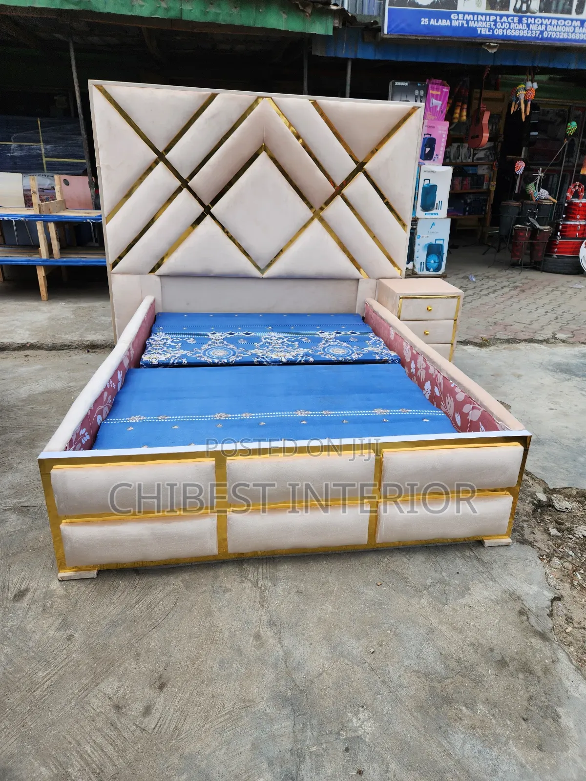 4 and Half By6 Bed Stand With One Side Drawer