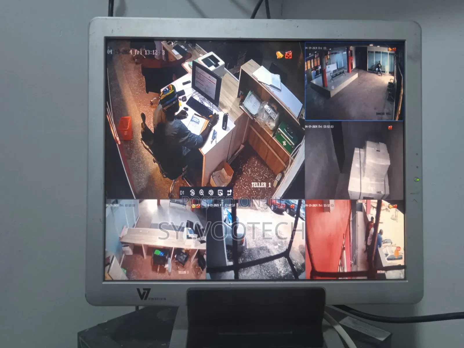 Sylvootech 6 Channel Colourvu CCTV