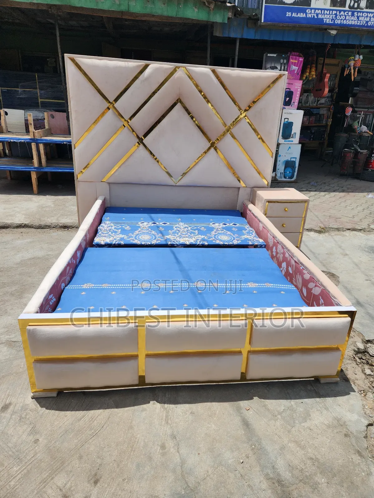 5ft Tall 4.5by6 Bed Frame