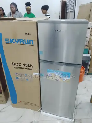 Photo - Smart Choice-skyrun 138L Double Door Refrigerator