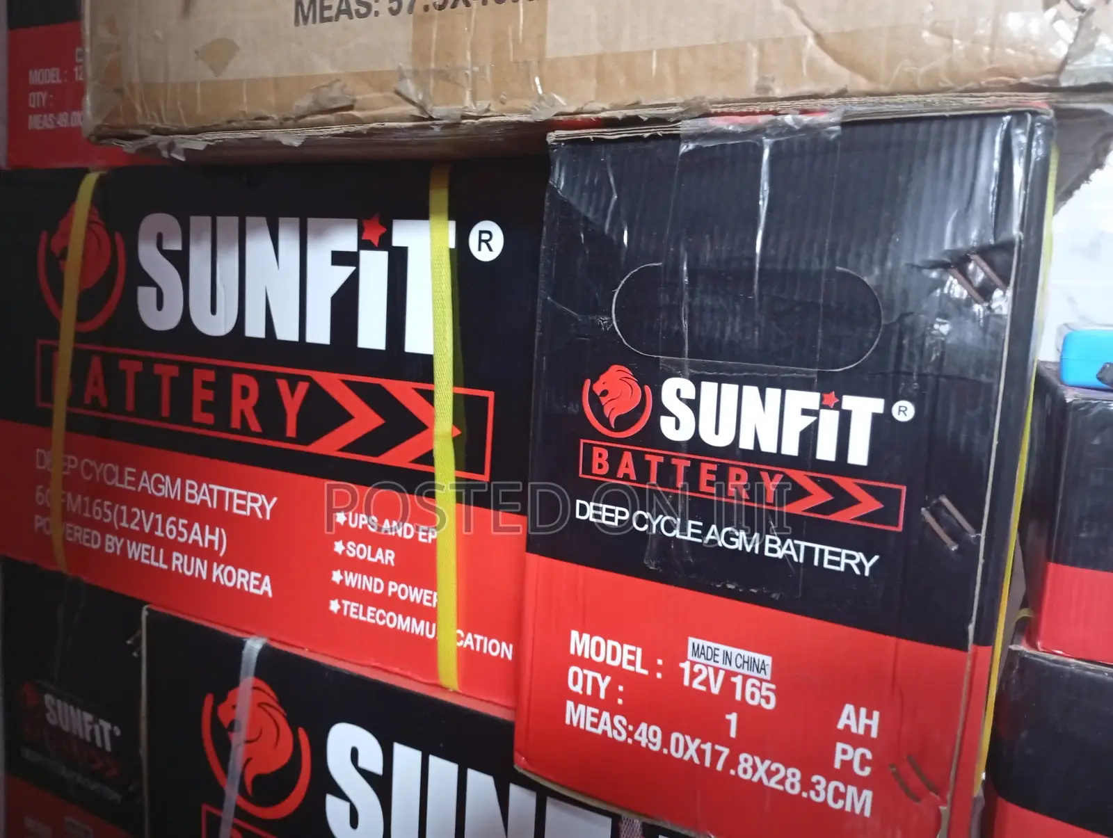 Sunfit 165ah 12v Deep Cycle Battery