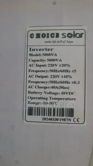 5kva 48v Choice Inverter