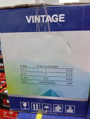 Vintage 40ah 12V Deep Cycle Battery