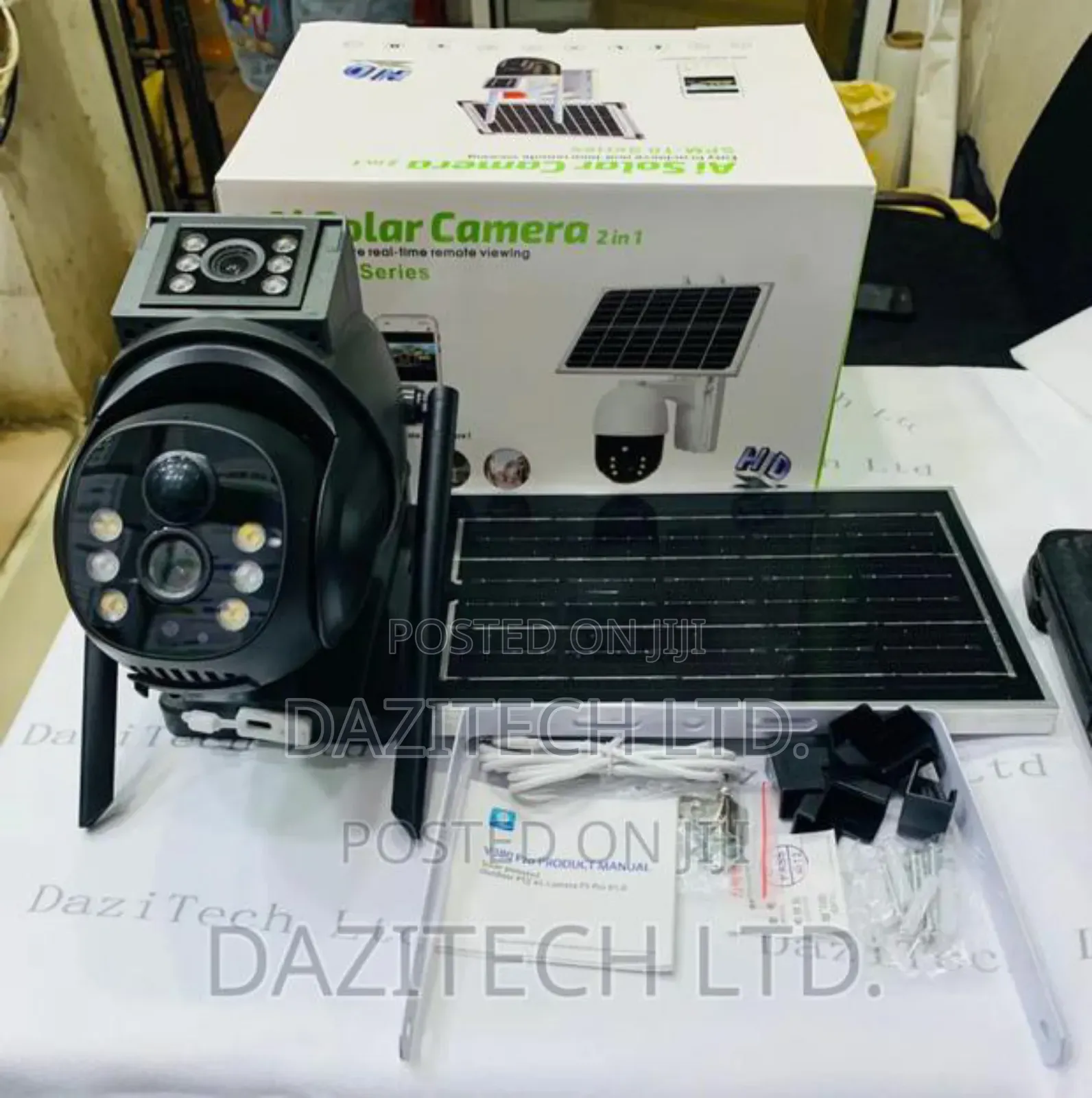 4G Solar Dual Lens PTZ Camera V380