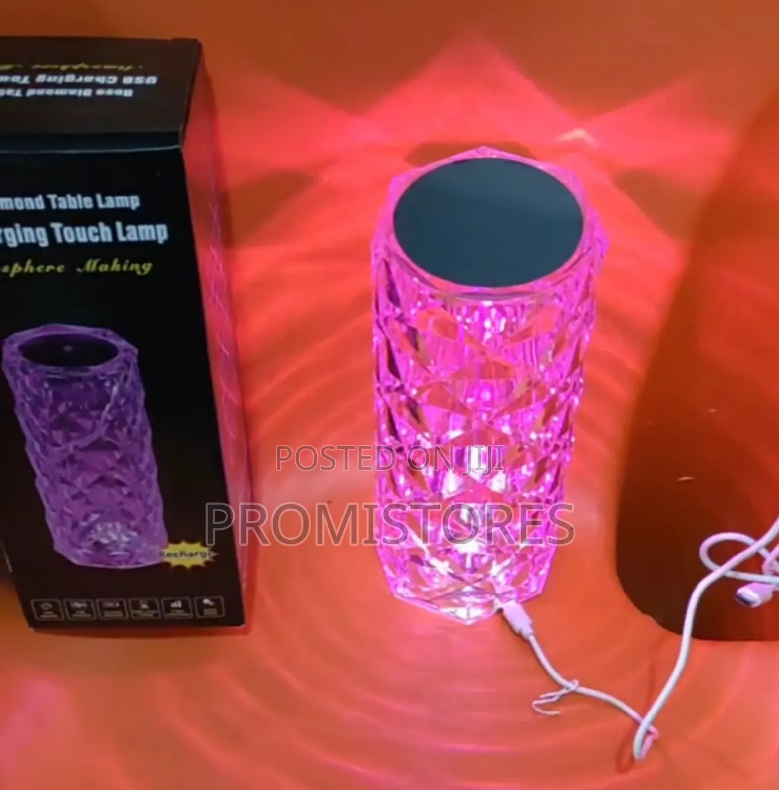 Table Lamp Home Decor in Colours With Remote Control