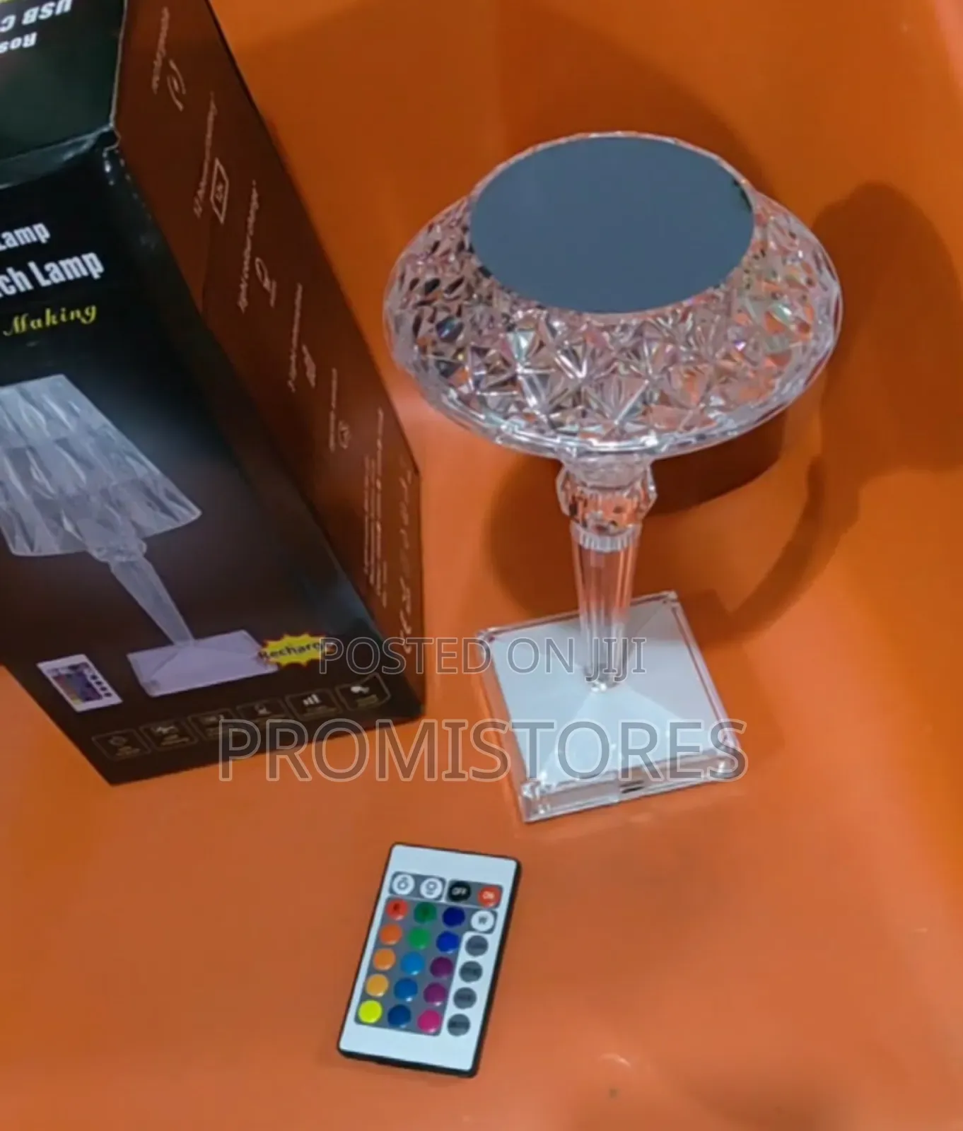 USB Crystal Diamond Table Lamp