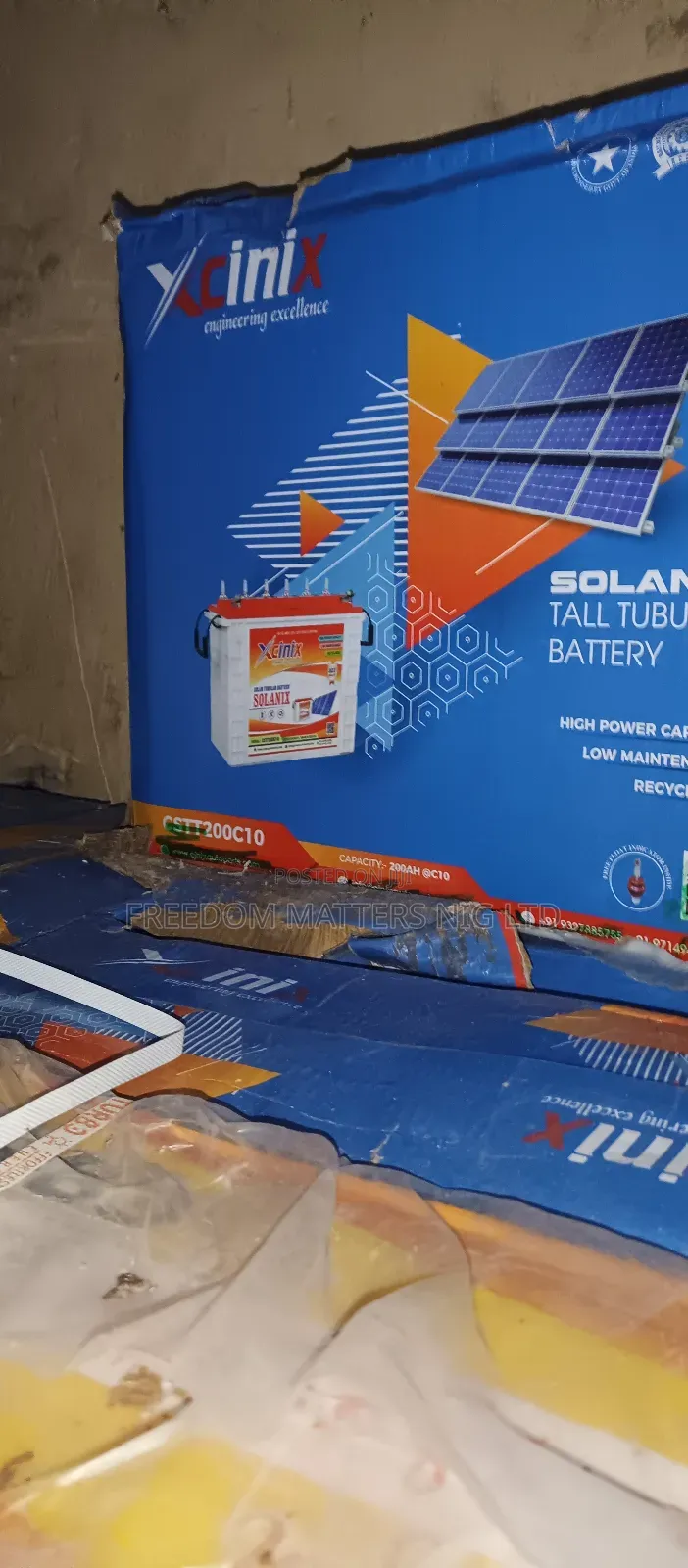 Original Xcinix Inverter Battery 220ahm