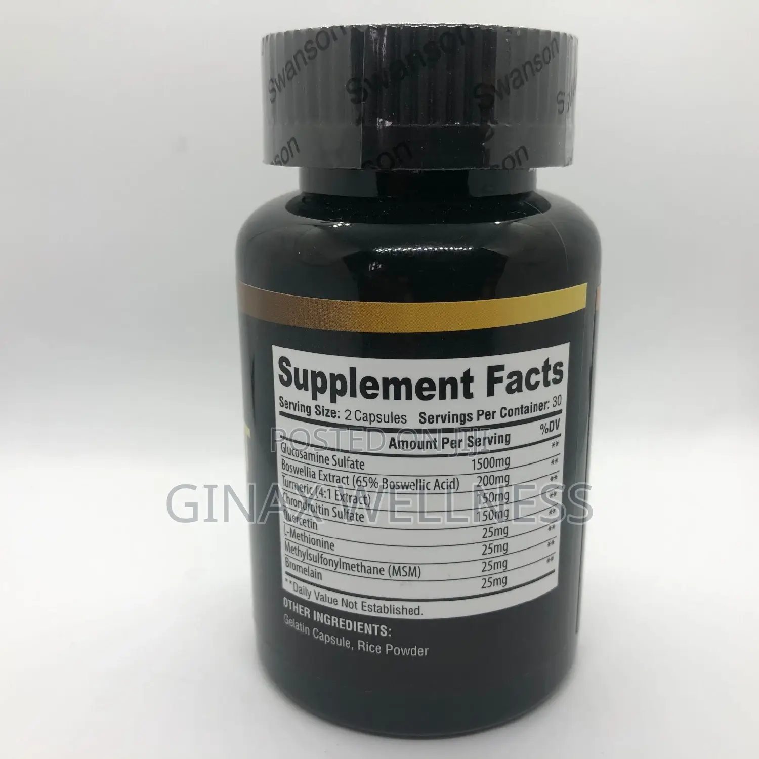 Joint Support Capsules With Glucosamine, Boswellia.