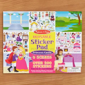 Melissa Doug Princess Castle Reusable Sticker Pad