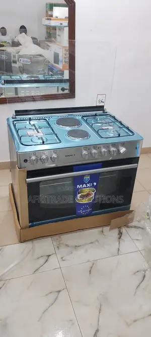 Maxi 60X90 (4+2) Burner Gas Cooker INOX- Longlasting