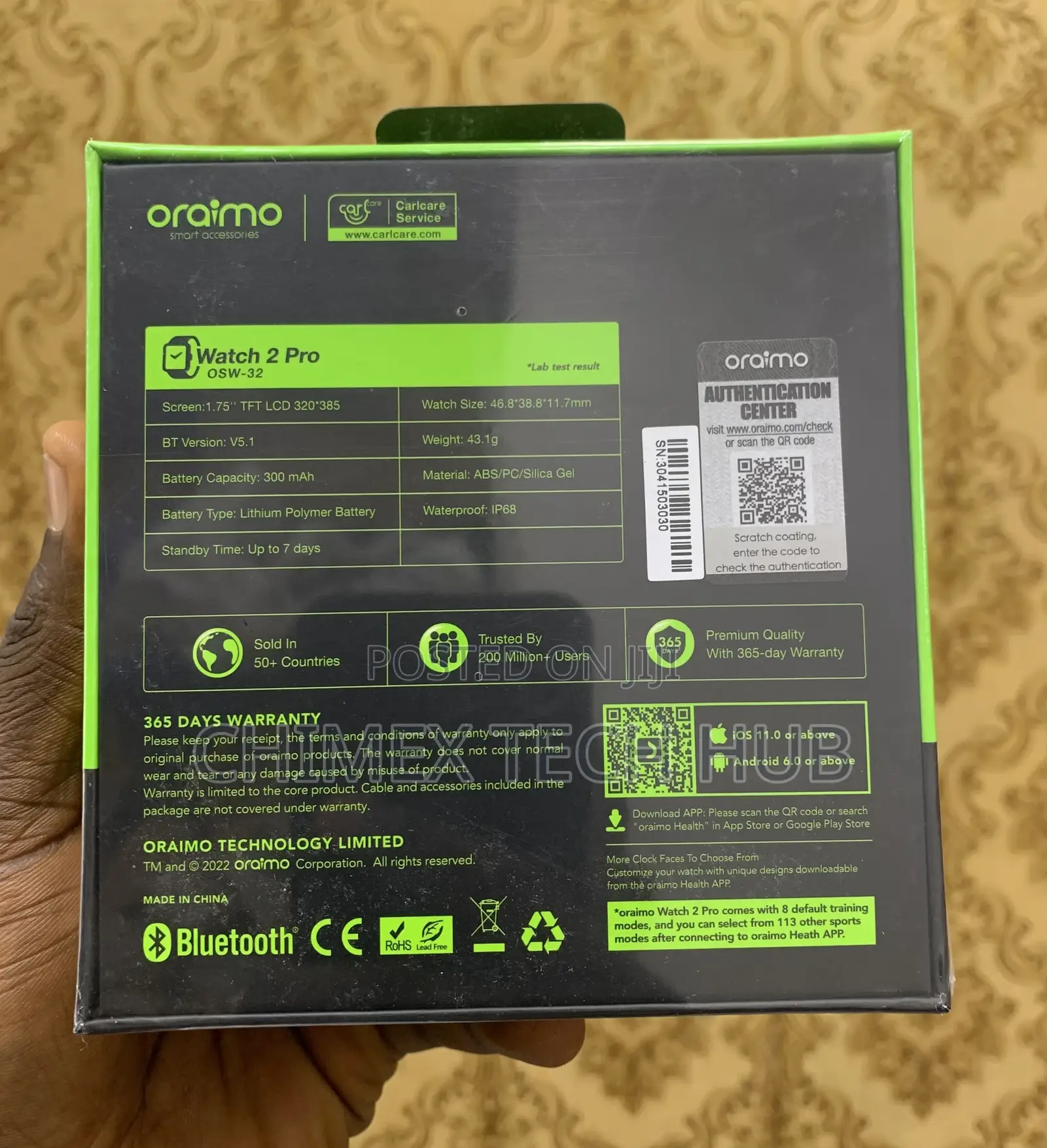 Oraimo Smart Watch 2 Pro