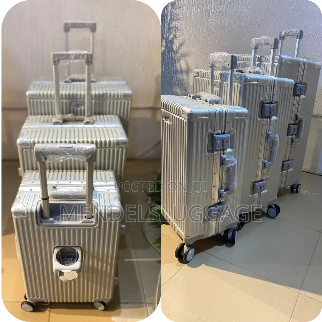 Compact Grey Suitcase
