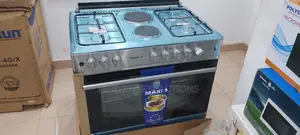 Maxi 60X90 4 Gas Burners + 2 Electric Plates Cooker