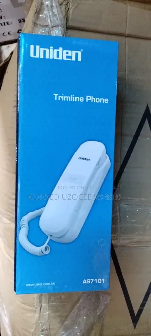 Uniden AS7101 Trimline Caller ID Corded Wall Mountable Phone
