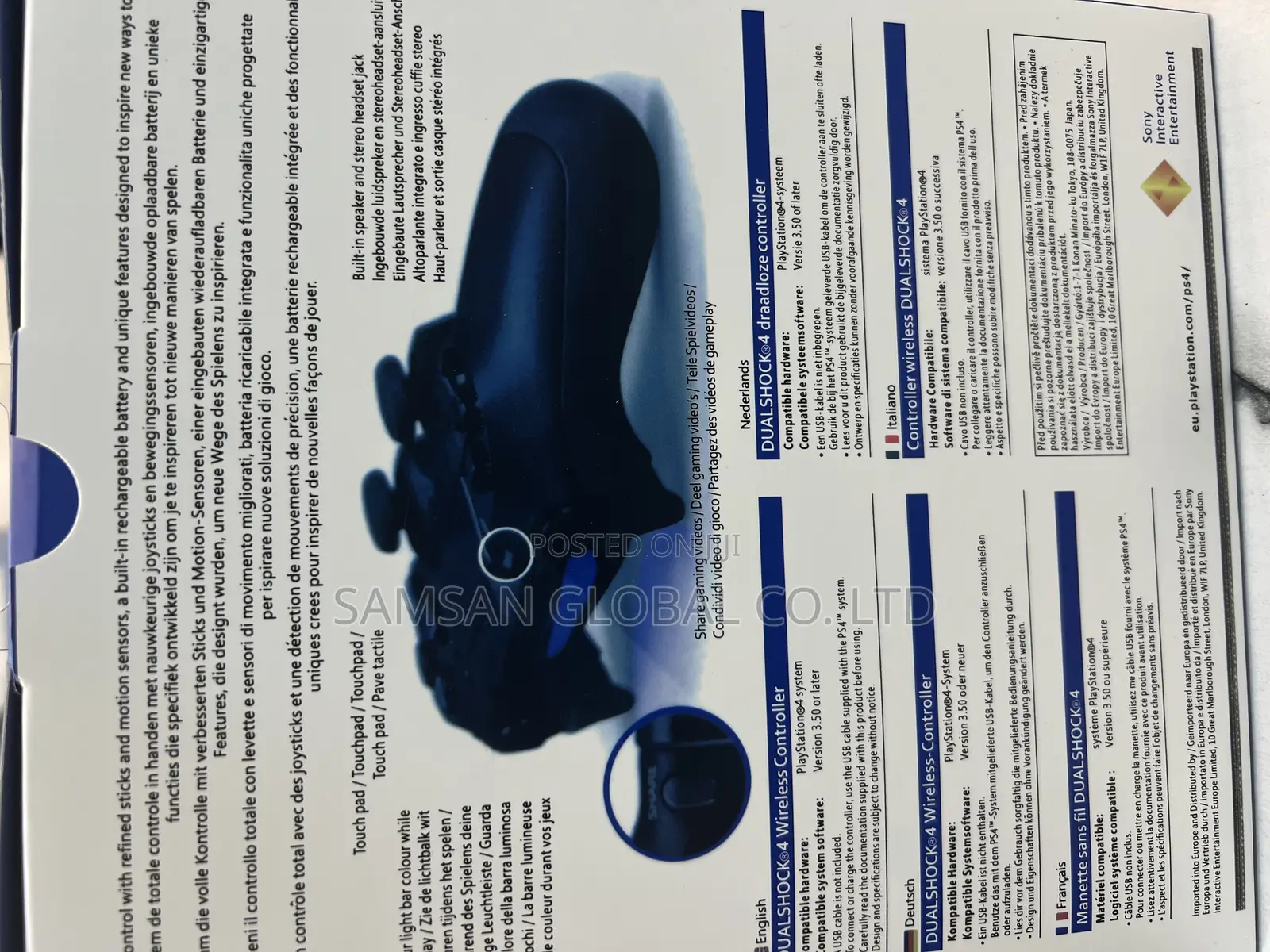 Game Pad Wireless Controller (PS4)