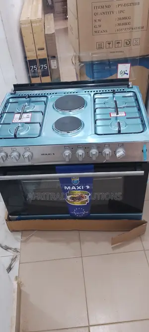 Maxi Standard Gas Cooker With Oven- 4+2_newin