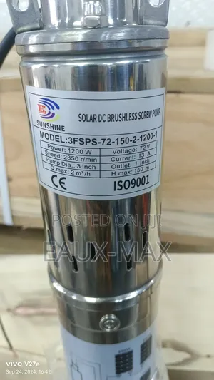 Sunshine Brushless Water Pump